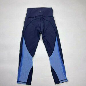 Lululemon‎ Mix & Mesh Crop 21" Leggings High Rise
